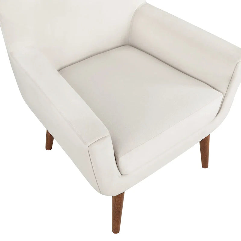 Fauteuil en velours Adrian Mid-Century par Greyson Living