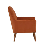 Fauteuil en velours Adrian Mid-Century par Greyson Living
