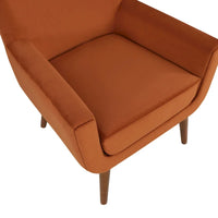 Fauteuil en velours Adrian Mid-Century par Greyson Living