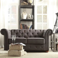 Causeuse Chesterfield Capitonnée à Accoudoirs Enroulés Knightsbridge par iNSPIRE Q Artisan
