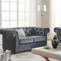 Causeuse Chesterfield Capitonnée à Accoudoirs Enroulés Knightsbridge par iNSPIRE Q Artisan