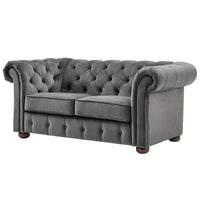 Causeuse Chesterfield Capitonnée à Accoudoirs Enroulés Knightsbridge par iNSPIRE Q Artisan