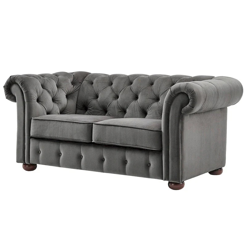 Causeuse Chesterfield Capitonnée à Accoudoirs Enroulés Knightsbridge par iNSPIRE Q Artisan