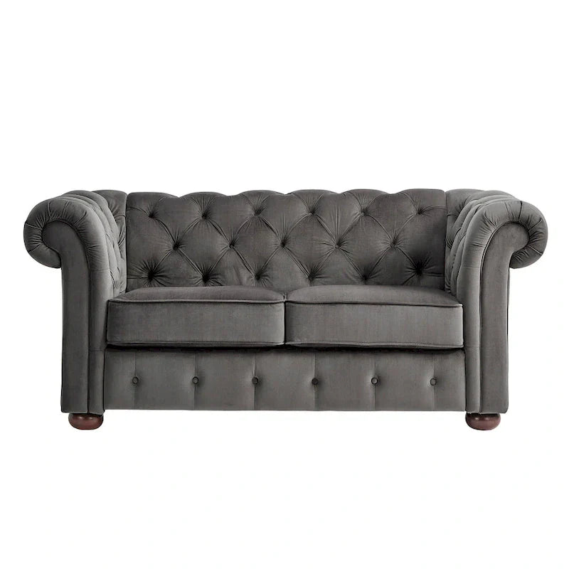 Causeuse Chesterfield Capitonnée à Accoudoirs Enroulés Knightsbridge par iNSPIRE Q Artisan