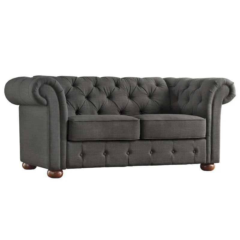 Causeuse Chesterfield Capitonnée à Accoudoirs Enroulés Knightsbridge par iNSPIRE Q Artisan