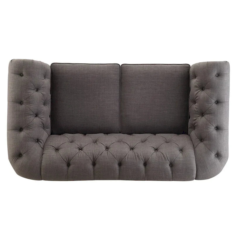 Causeuse Chesterfield Capitonnée à Accoudoirs Enroulés Knightsbridge par iNSPIRE Q Artisan