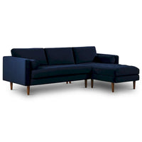 Poly & Bark Napa Canapé sectionnel droit en tissu 104.5