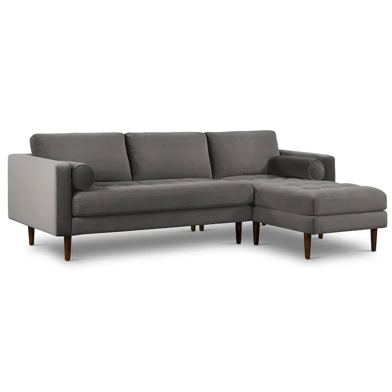 Poly & Bark Napa Canapé sectionnel droit en tissu 104.5