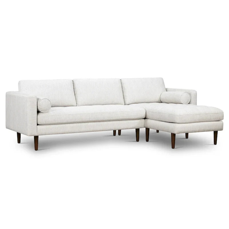 Poly & Bark Napa Canapé sectionnel droit en tissu 104.5