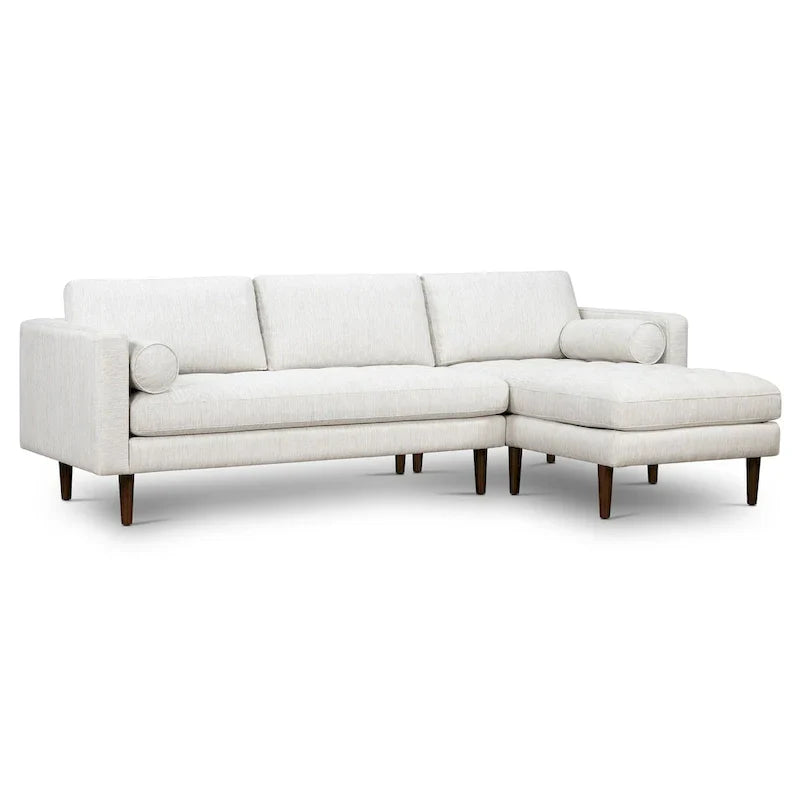 Poly & Bark Napa Canapé sectionnel droit en tissu 104.5