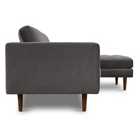 Poly & Bark Napa Canapé sectionnel droit en tissu 104.5