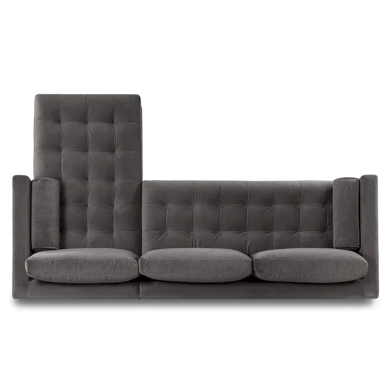 Poly & Bark Napa Canapé sectionnel droit en tissu 104.5