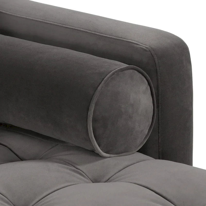 Poly & Bark Napa Canapé sectionnel droit en tissu 104.5