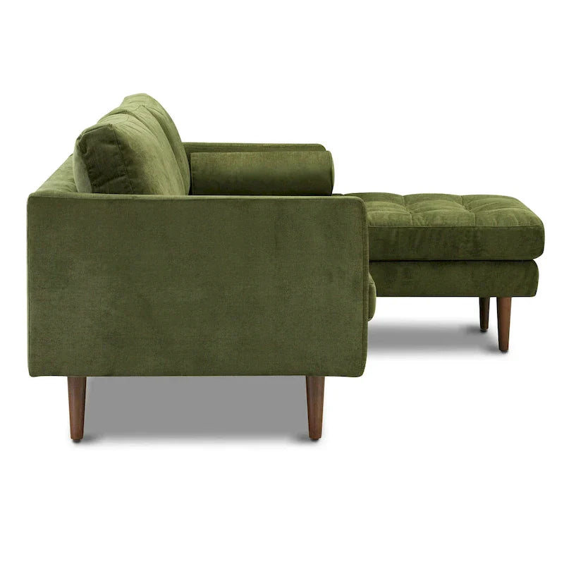 Poly & Bark Napa Canapé sectionnel droit en tissu 104.5