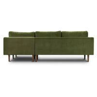Poly & Bark Napa Canapé sectionnel droit en tissu 104.5