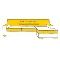Poly & Bark Napa Canapé sectionnel droit en tissu 104.5