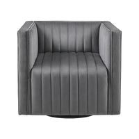 Fauteuil pivotant capitonné Madison Park Gayley