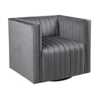 Fauteuil pivotant capitonné Madison Park Gayley