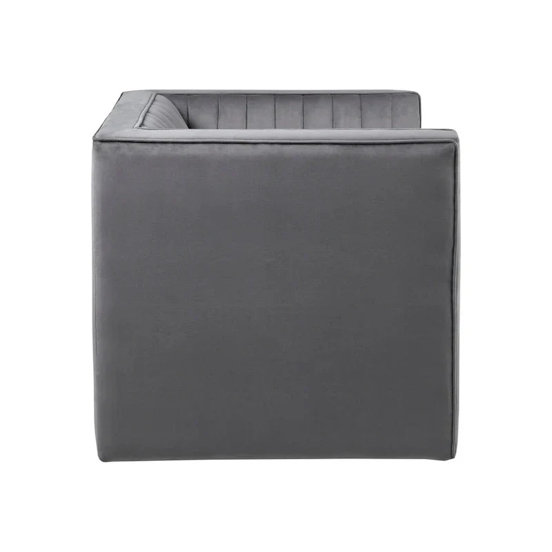 Fauteuil pivotant capitonné Madison Park Gayley