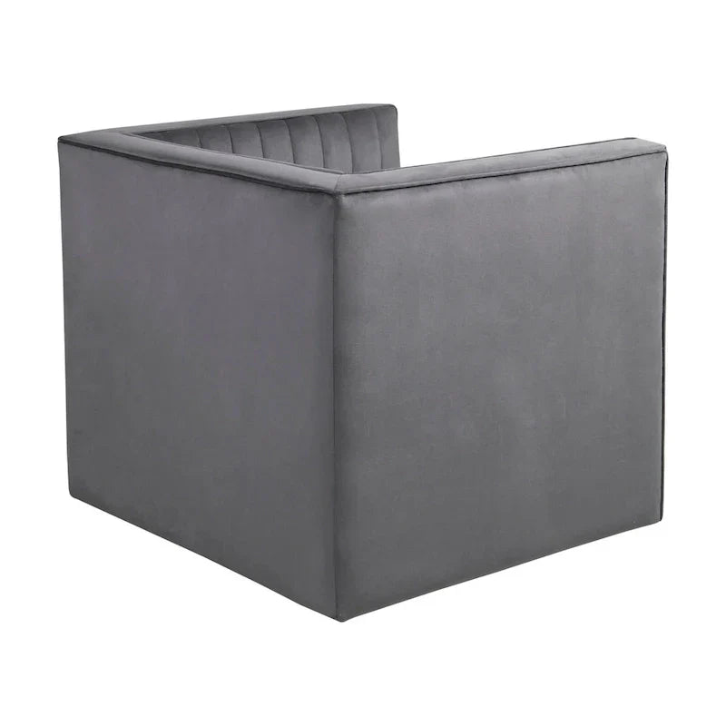 Fauteuil pivotant capitonné Madison Park Gayley