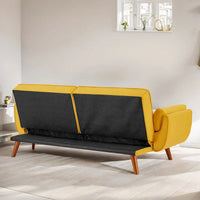 Canapé-Lit 75.39 pouces, Canapé Convertible avec Coussins, Causeuse Pliable pour Salon