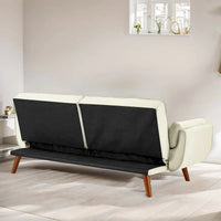 Canapé-Lit 75.39 pouces, Canapé Convertible avec Coussins, Causeuse Pliable pour Salon