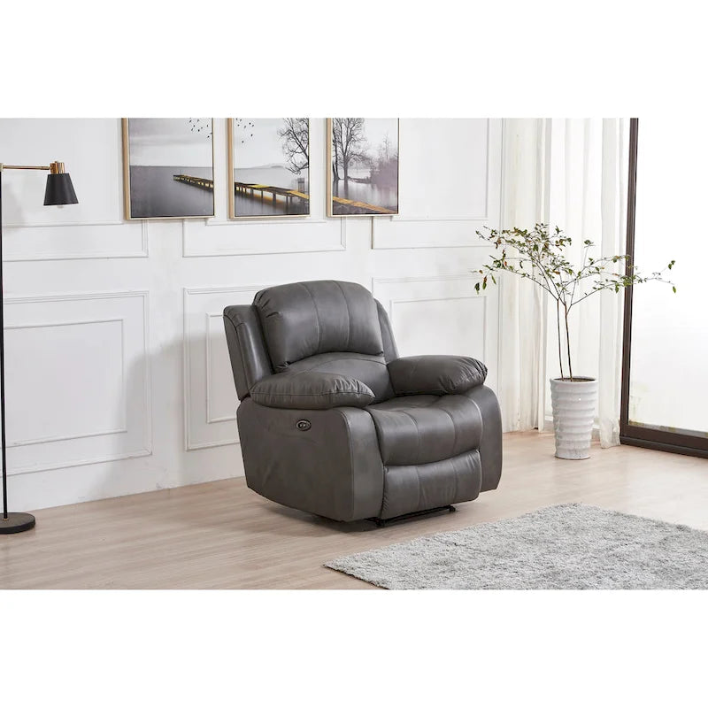 Fauteuil Inclinable Simple Électrique Betsy Furniture en Cuir Reconstitué 8018