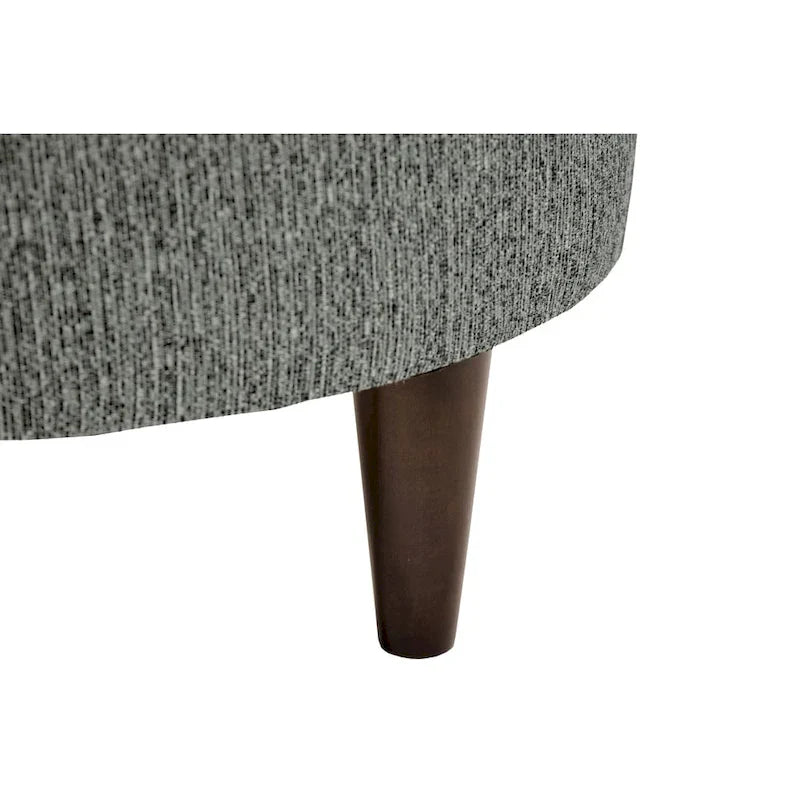 Pouf rond rembourré MJL Furniture Sophia Text2Olivia