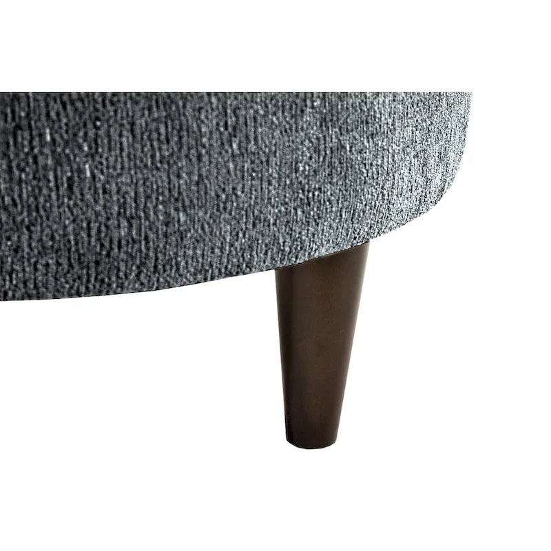Pouf rond rembourré MJL Furniture Sophia Text2Olivia