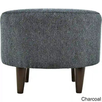 Pouf rond rembourré MJL Furniture Sophia Text2Olivia