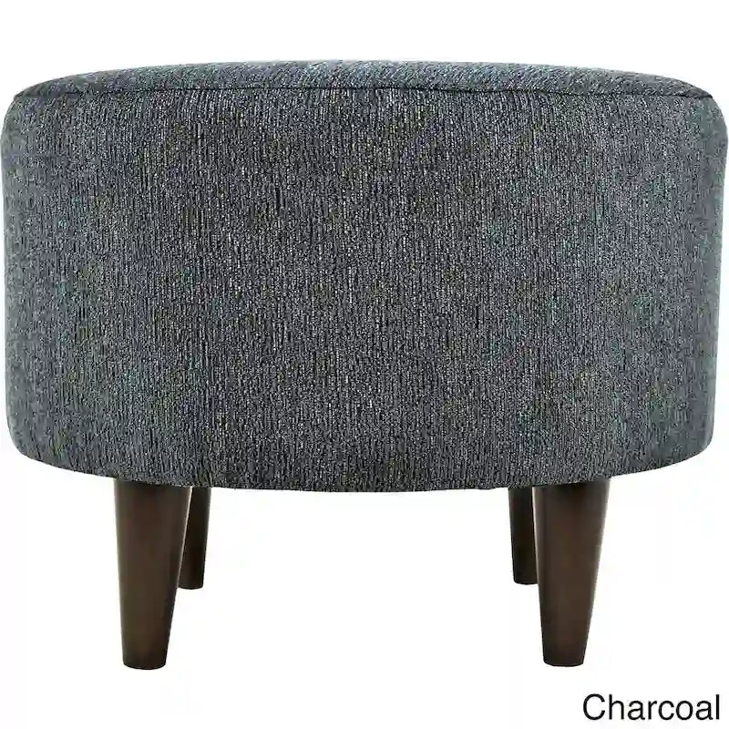 Pouf rond rembourré MJL Furniture Sophia Text2Olivia