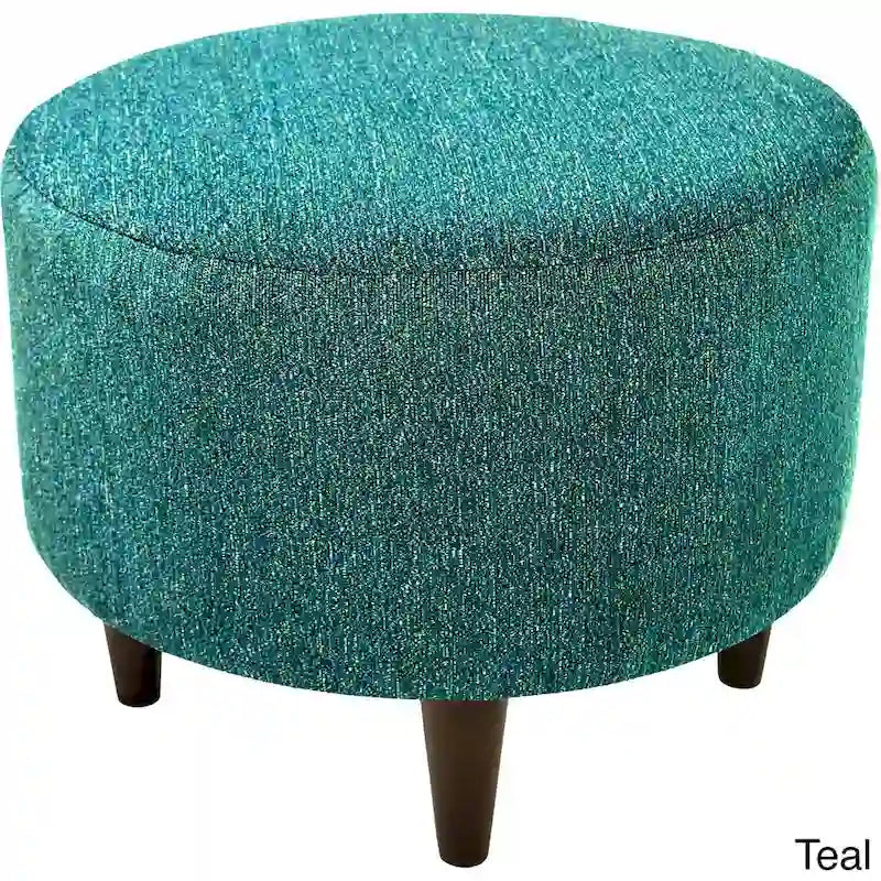 Pouf rond rembourré MJL Furniture Sophia Text2Olivia