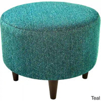 Pouf rond rembourré MJL Furniture Sophia Text2Olivia