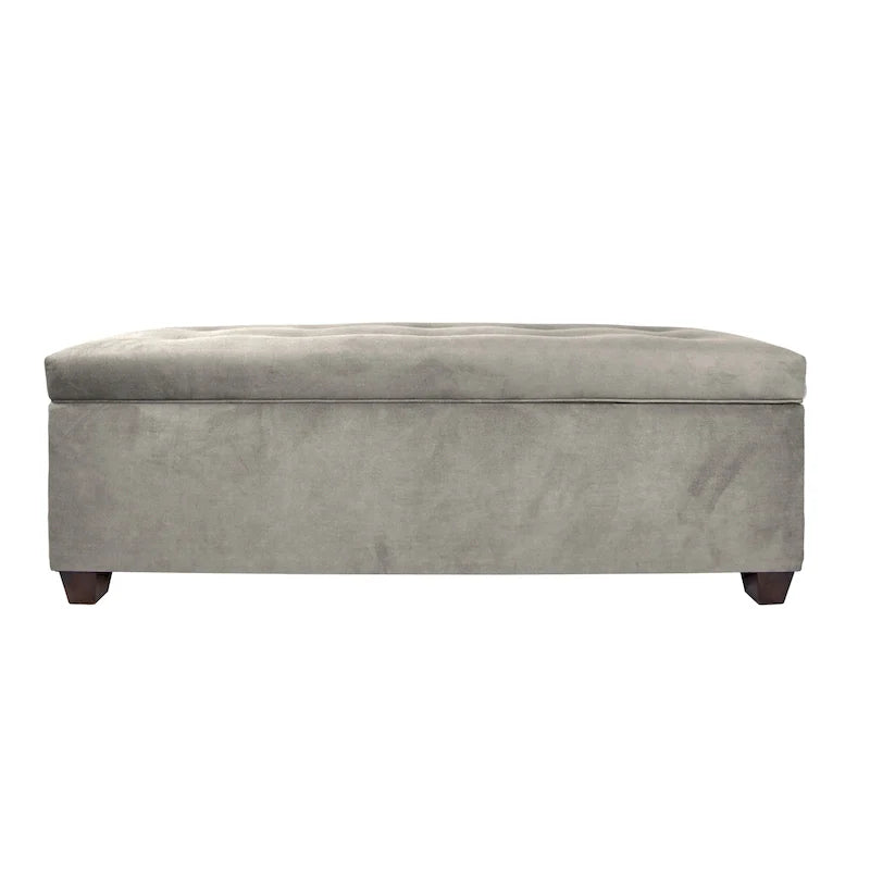 Banc de rangement en lin capitonné Sole Secret Obsession