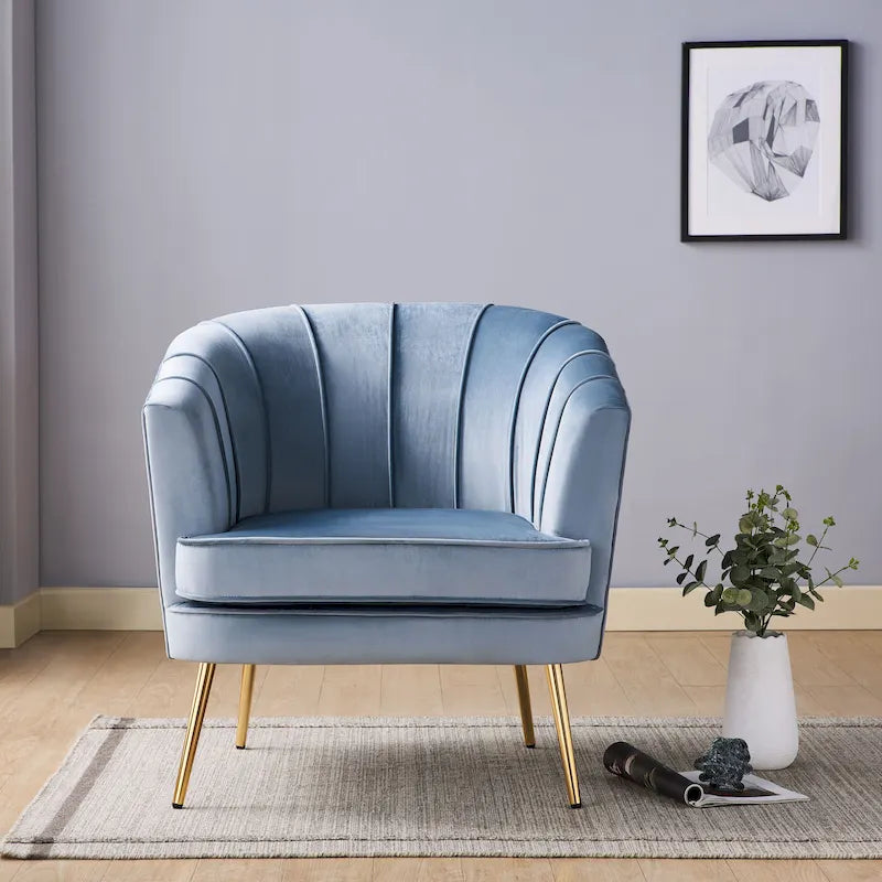 Delicia - Fauteuil d'appoint contemporain tapissé par Furniture of America