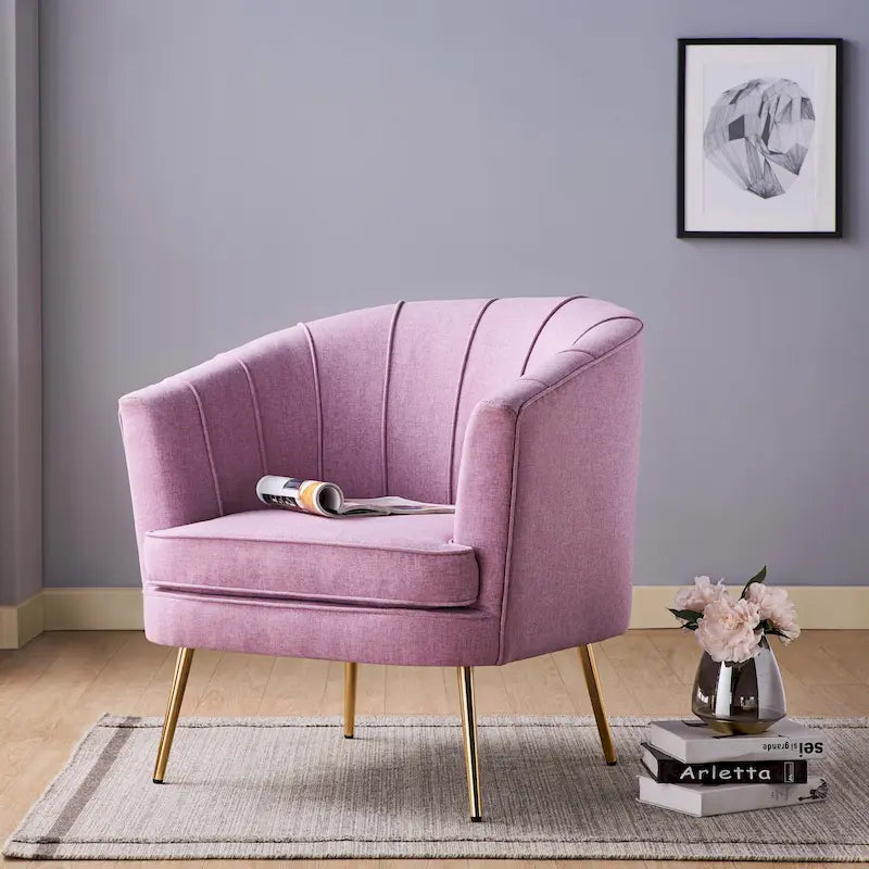 Delicia - Fauteuil d'appoint contemporain tapissé par Furniture of America