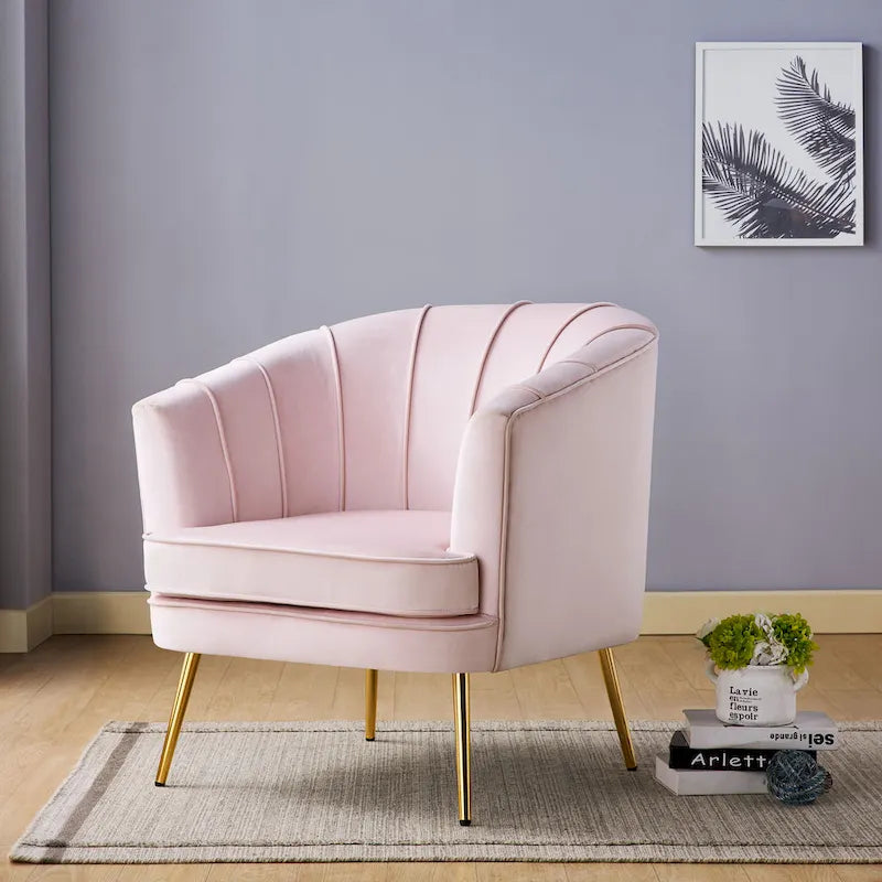 Delicia - Fauteuil d'appoint contemporain tapissé par Furniture of America