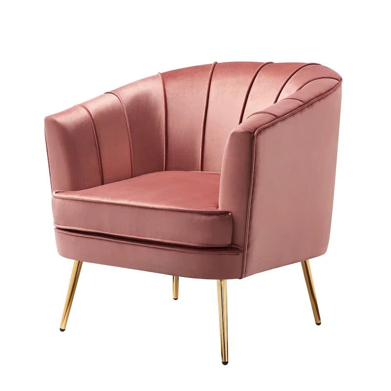 Delicia - Fauteuil d'appoint contemporain tapissé par Furniture of America