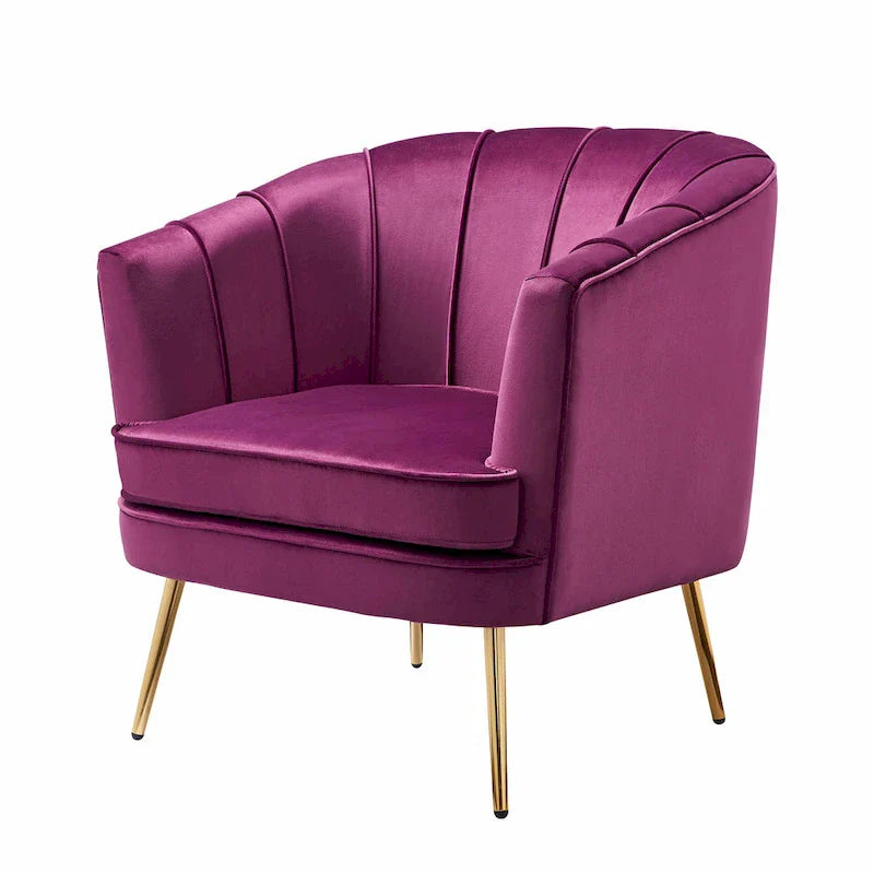 Delicia - Fauteuil d'appoint contemporain tapissé par Furniture of America
