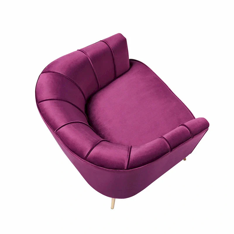 Delicia - Fauteuil d'appoint contemporain tapissé par Furniture of America