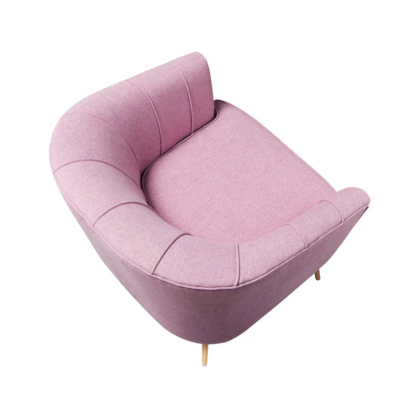 Delicia - Fauteuil d'appoint contemporain tapissé par Furniture of America