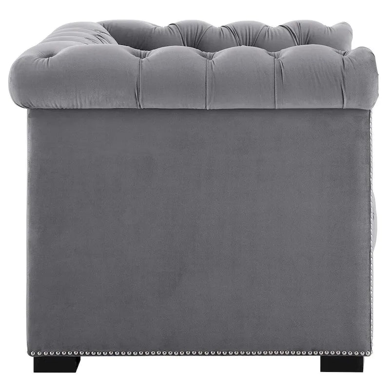 Fauteuil en velours haute performance