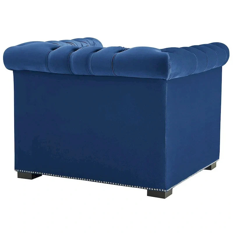Fauteuil en velours haute performance