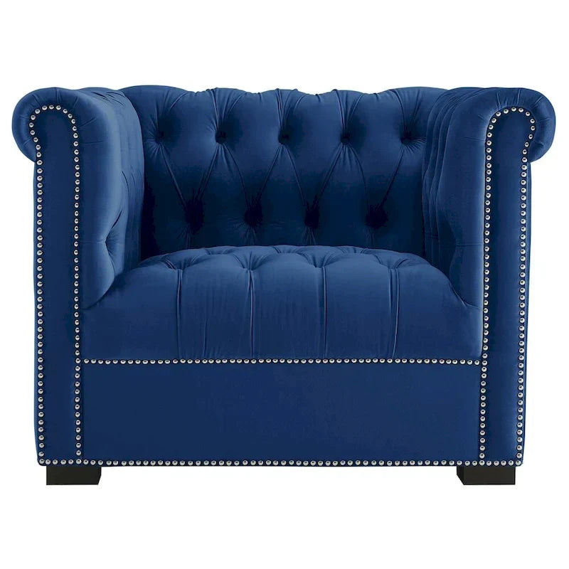 Fauteuil en velours haute performance