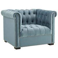 Fauteuil en velours haute performance