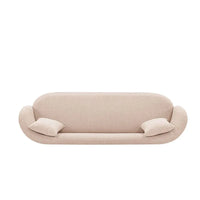 Manhattan Comfort Ensemble canapé Siri contemporain et fauteuil d'appoint avec coussins
