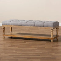 Banc de rangement moderne et rustique The Gray Barn Windy Ridge