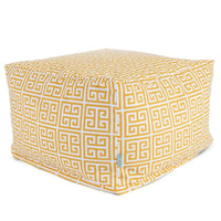 Majestic Home Goods Pouf ottoman Tours intérieur/extérieur 68,6 cm L x 68,6 cm l x 43,2 cm H