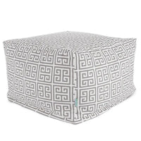 Majestic Home Goods Pouf ottoman Tours intérieur/extérieur 68,6 cm L x 68,6 cm l x 43,2 cm H