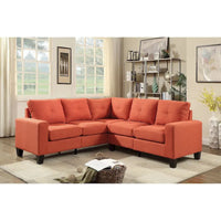 Canapé sectionnel en L 2 pièces Newbury 82 po de large en sergé de polyester - 32 L x 82 l x 35 H